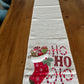 Christmas Socks Table Runner