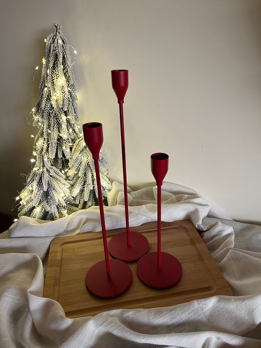 Colorful Candle Holder Set of 3