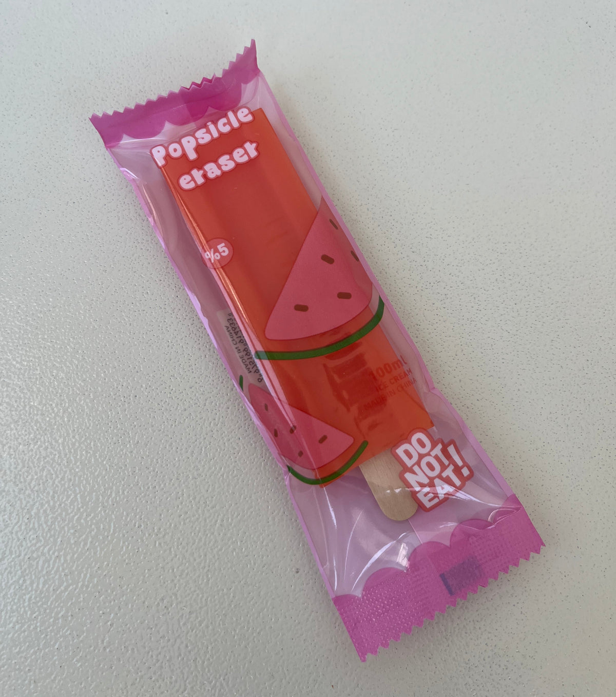 Ice Cream Popsicle Eraser