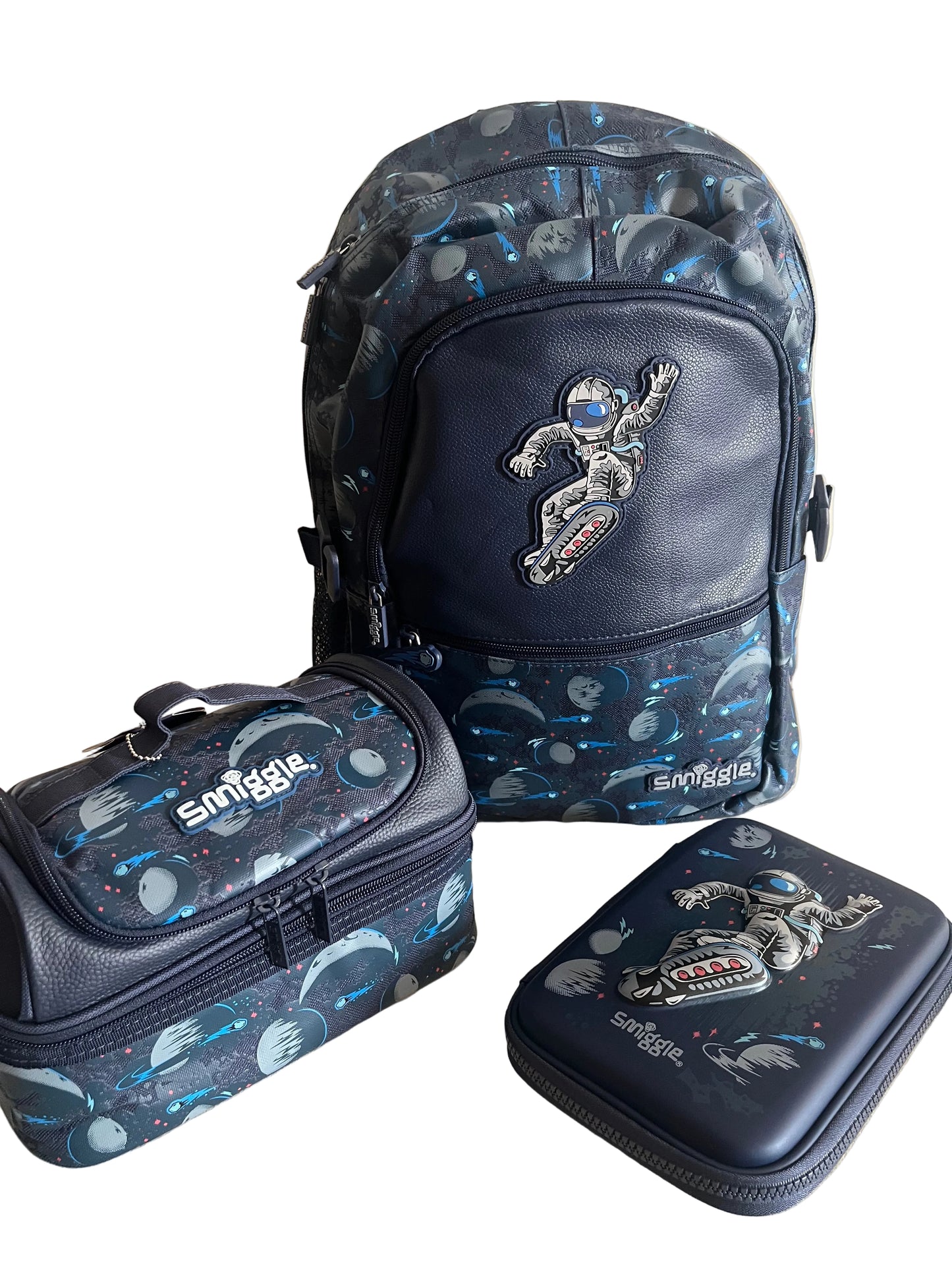 Smiggle Space Backpack 3 pieces set
