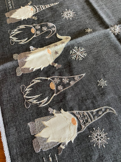 Christmas Gnomes Table Cloth
