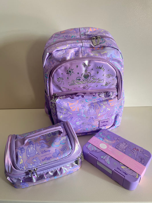 Smiggle Princess Backpack 2 pieces set