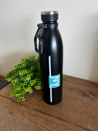Stainless Straw Bottle 1L