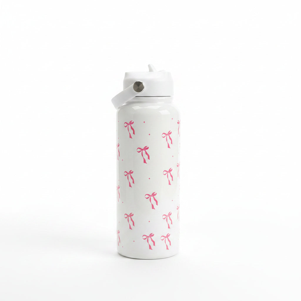 Insulated Straw Stainless Bottle 1L