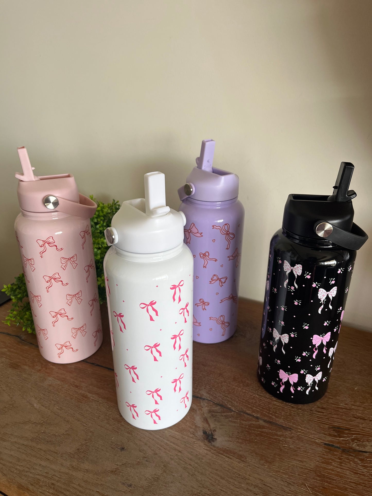Insulated Straw Stainless Bottle 1L
