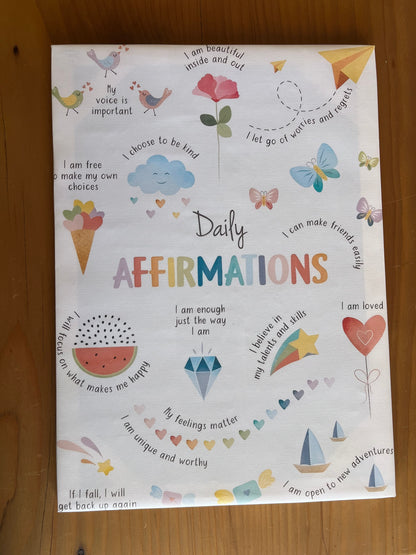 Affirmations Canvas Frame