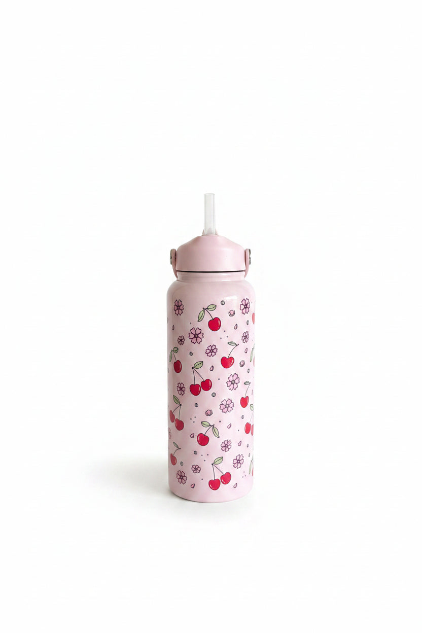 Insulated Straw Stainless Bottle 1L