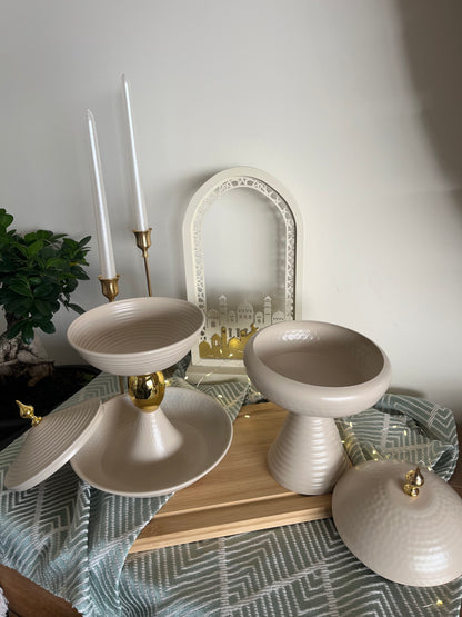 Ramadan Covered Metal Plate