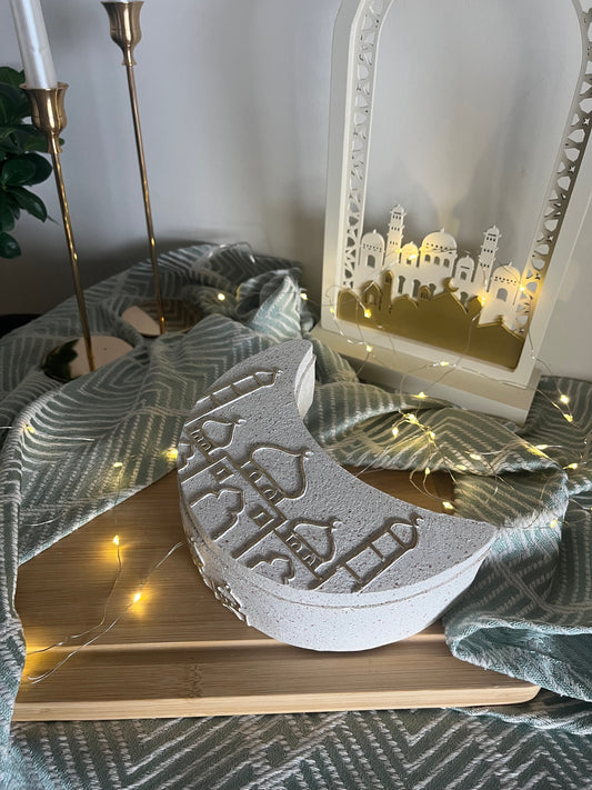 Ramadan Hilal Covered Resin Plate