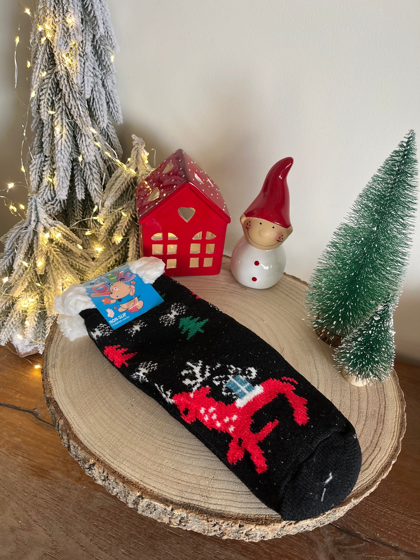 Christmas Kids Slippers Socks