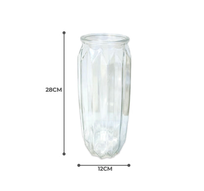 Transparent Glass Vase