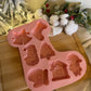 Christmas Silicone Mold - Several Shapes