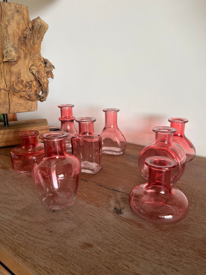 Mini vases set of 8