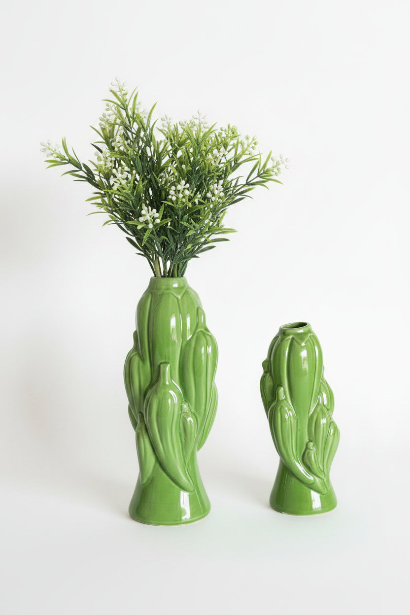 Green Pepper Vase