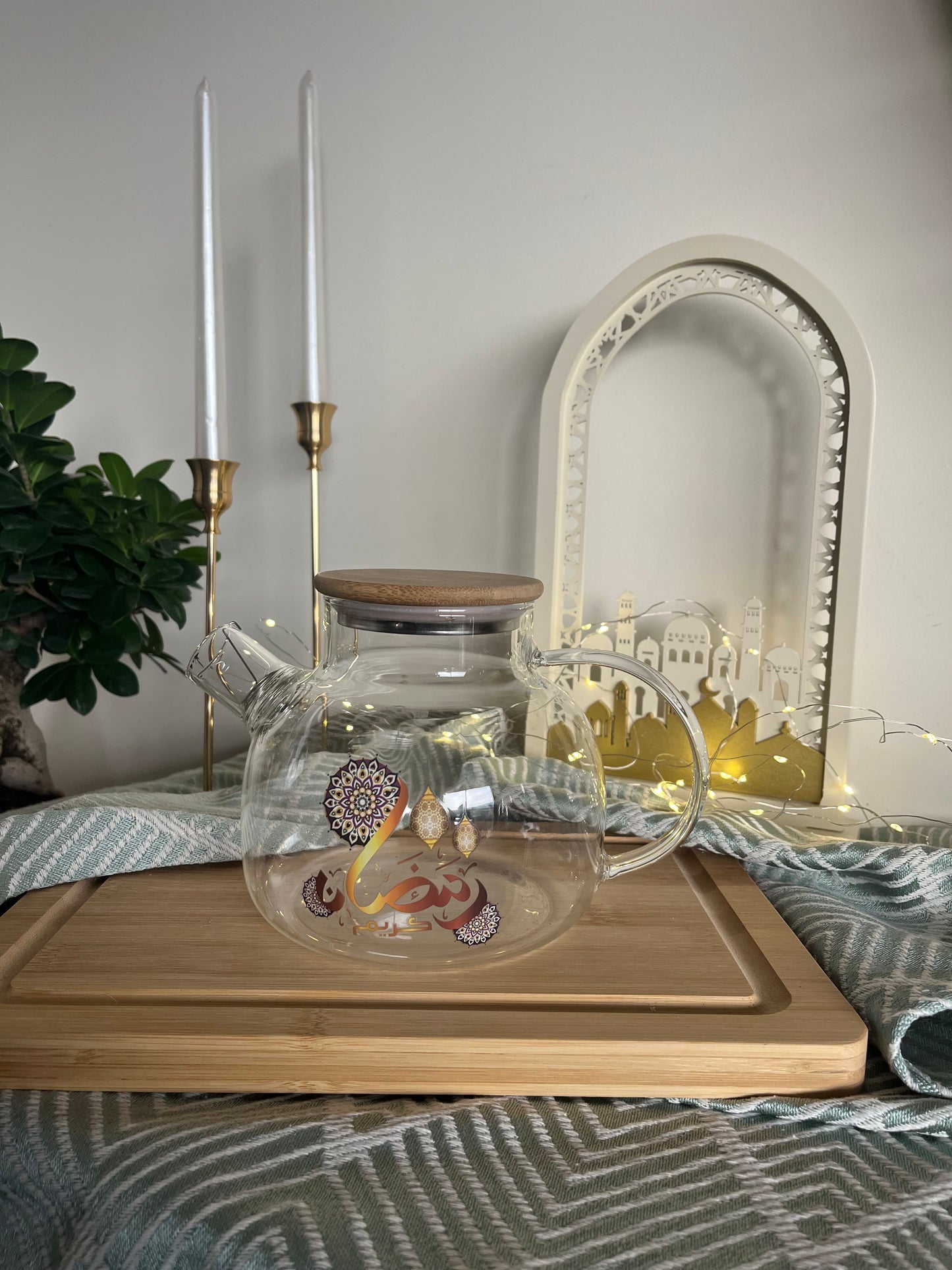 Ramadan Glass Tea Pot