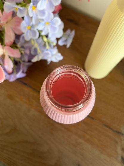 Glass bottle with Plastic Cover