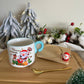 Christmas Ceramic Mug with Coaster & Spoon