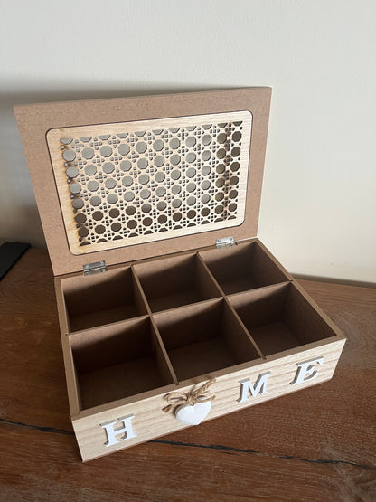 Wooden Tea Box
