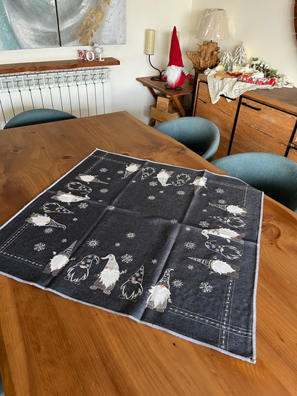 Christmas Gnomes Table Cloth