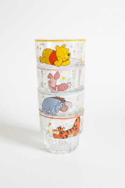 Disney Set of 4 Glass Cups
