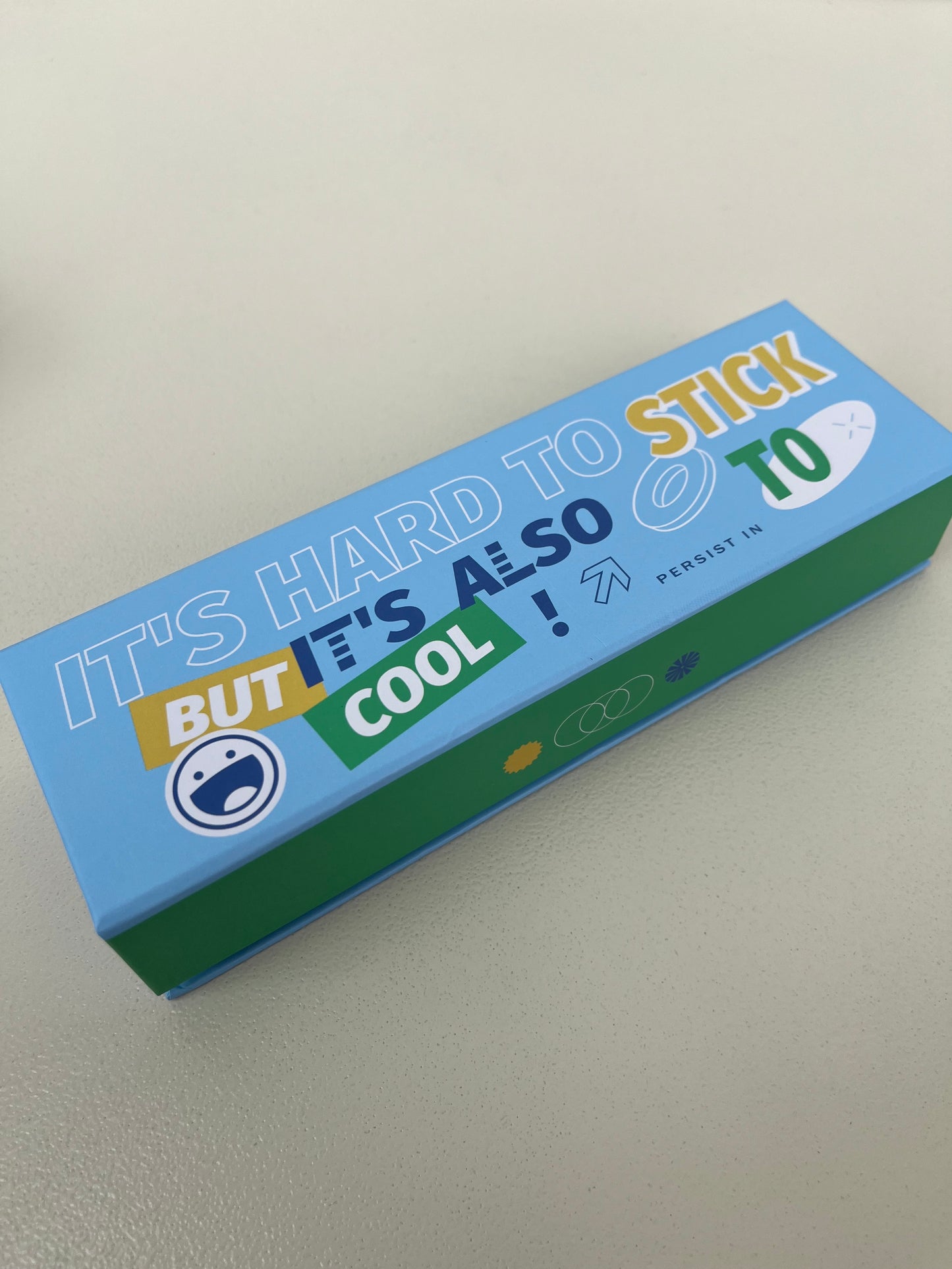 Pencil Case with a message & planner