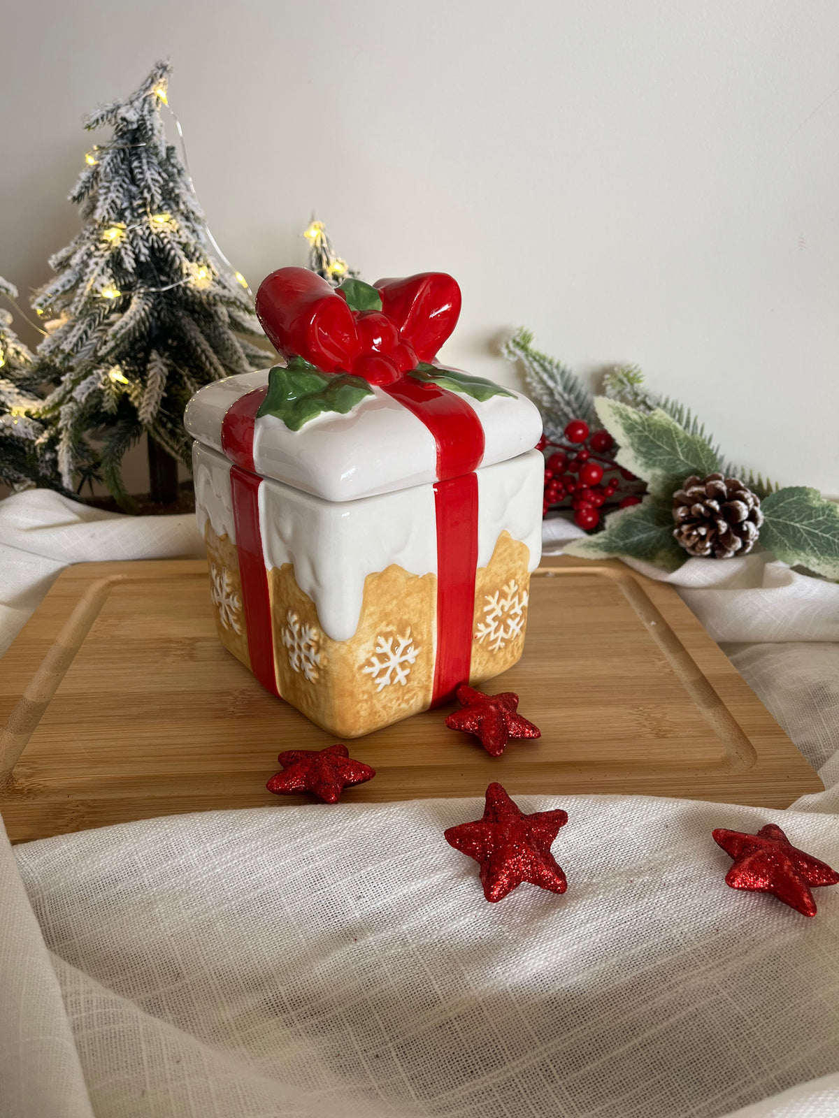 Christmas Gift Container Jar