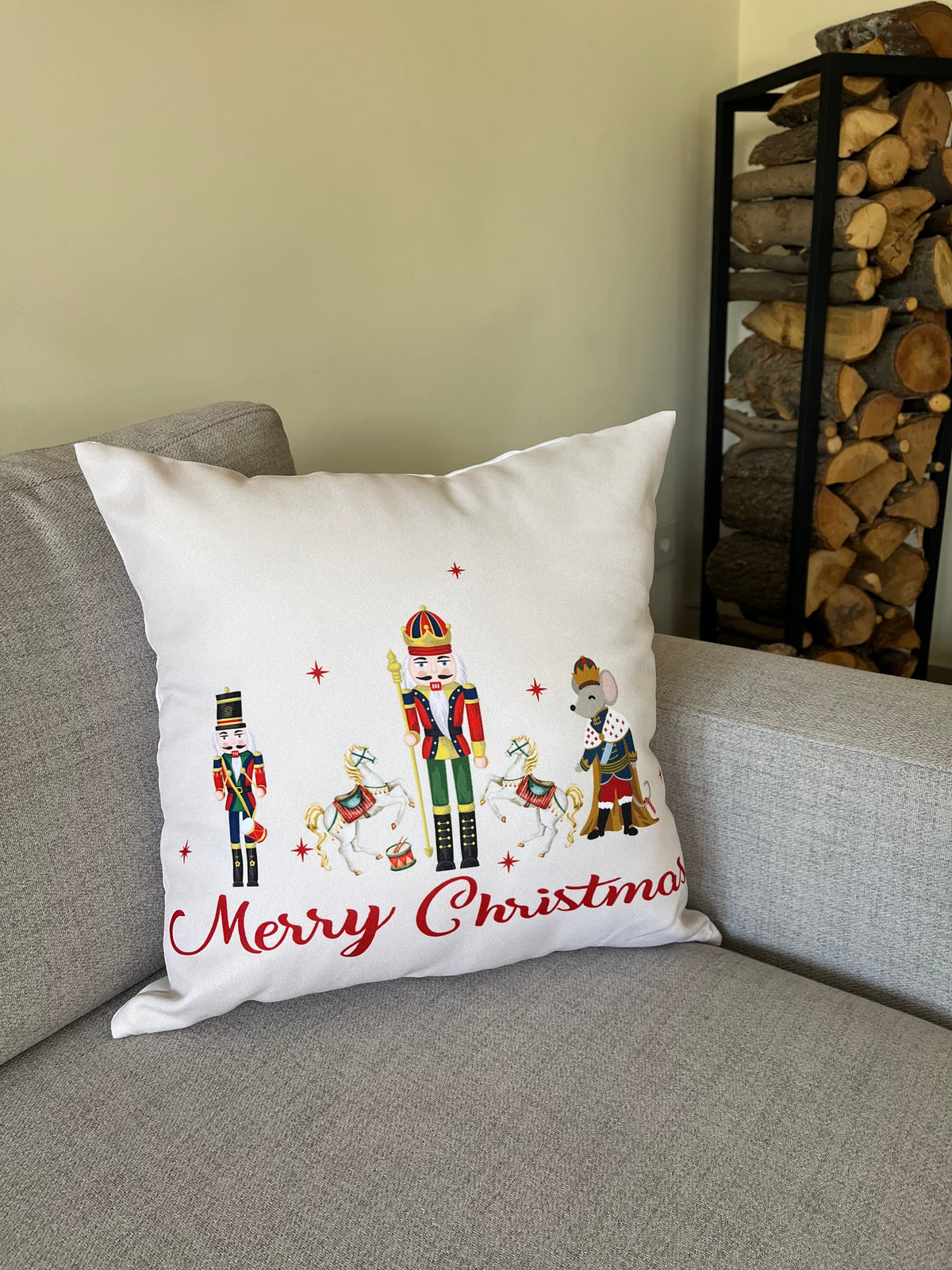 Christmas Printed Cushion Cover 45x45cm