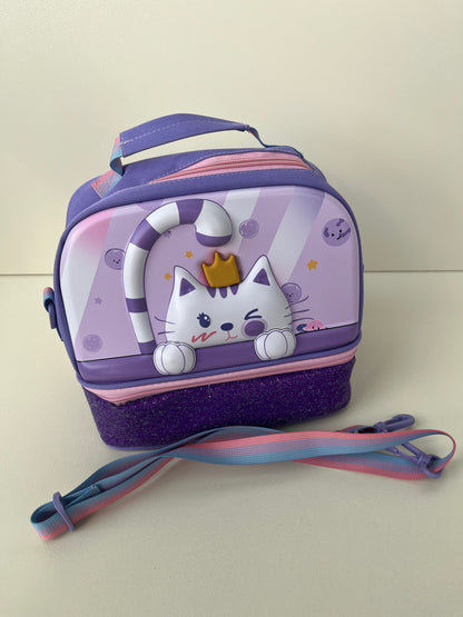 Girls 3D Lunch Bag Double Layer