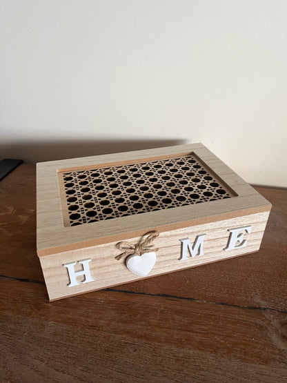 Wooden Tea Box