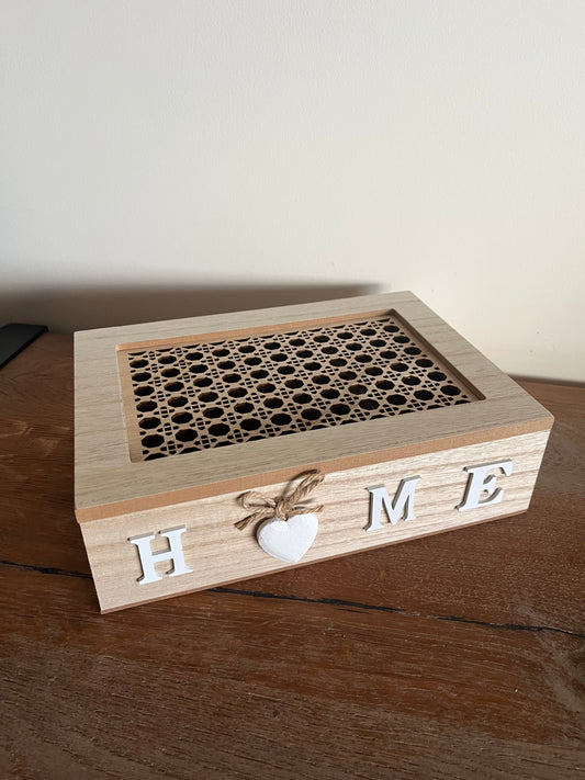 Wooden Tea Box