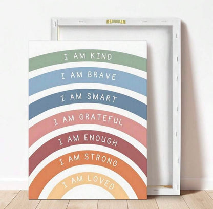 Affirmations Canvas Frame