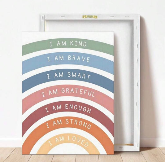 Affirmations Canvas Frame