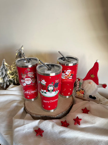 Christmas Large Stainless Cup