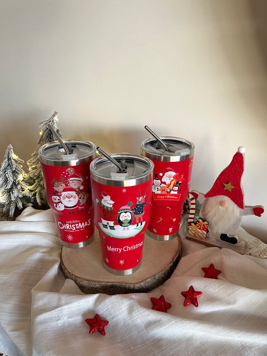 Christmas Large Stainless Cup