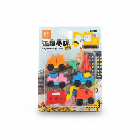 Trucks Eraser Set of 6