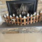 Christmas Wooden Fence