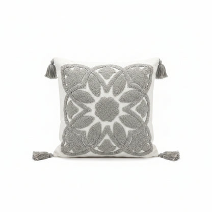Boho Grey Cushion Cover & Filling