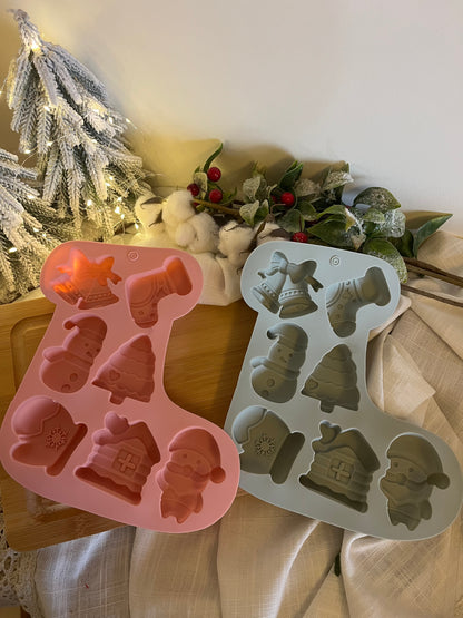 Christmas Silicone Mold - Several Shapes