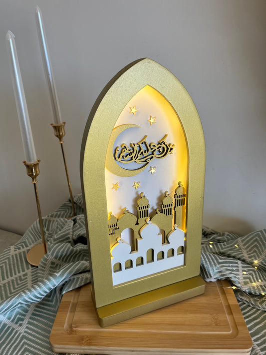 Ramadan Wood & Light Decoration
