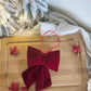 Christmas Velvet Burgundy Bows