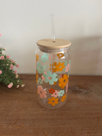 Printed Iced Coffee Straw Cup