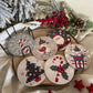 Christmas 6 Coasters & Stand Set