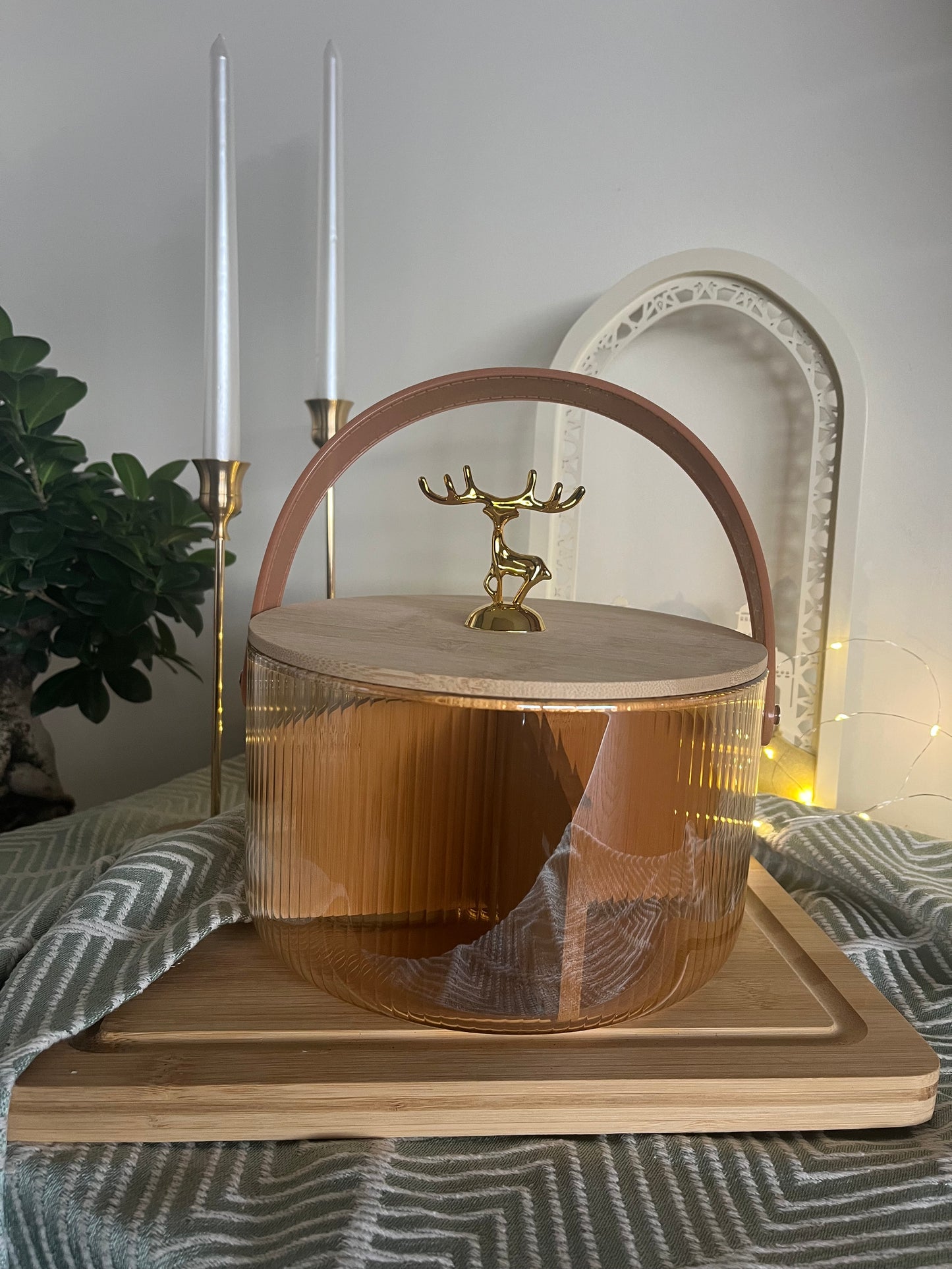 Decorative Lidded storage container