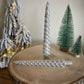 Christmas Set of 2 Tree Candles 20cm