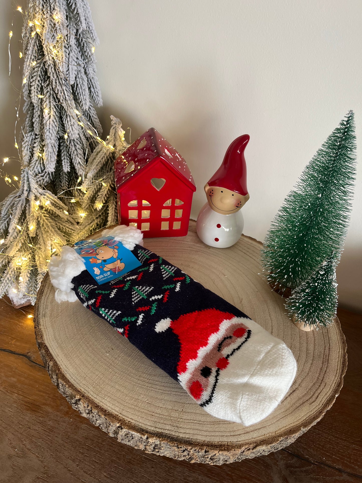 Christmas Kids Slippers Socks