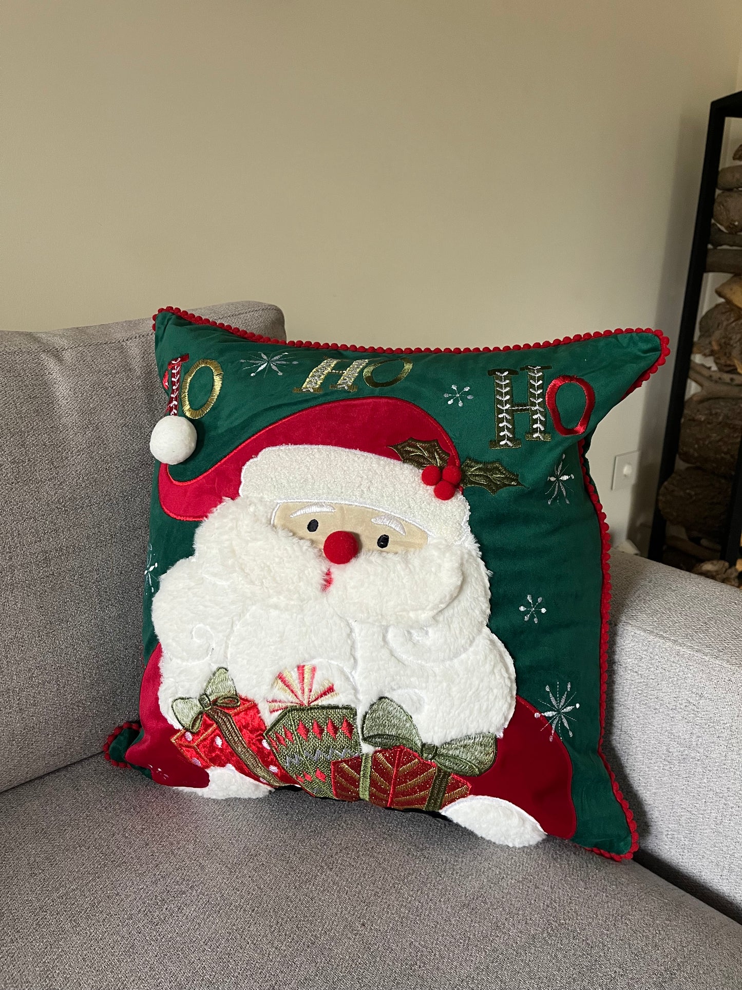 Christmas Santa Cushion Cover 45x45cm