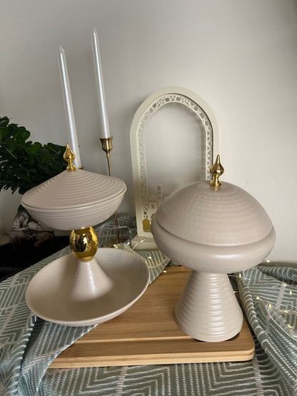 Ramadan Covered Metal Plate