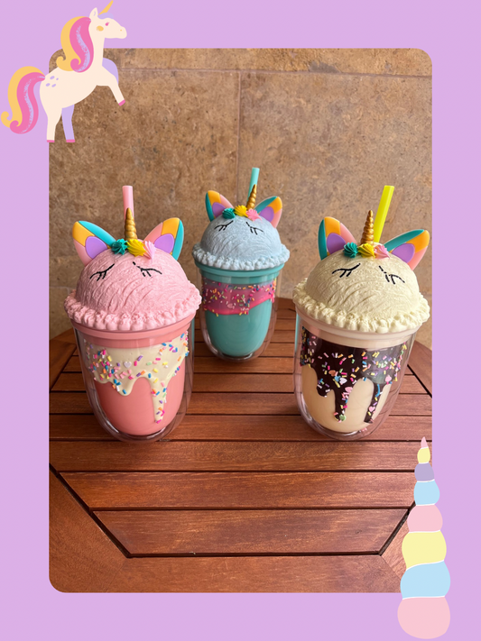 Unicorn 3D Straw Cup