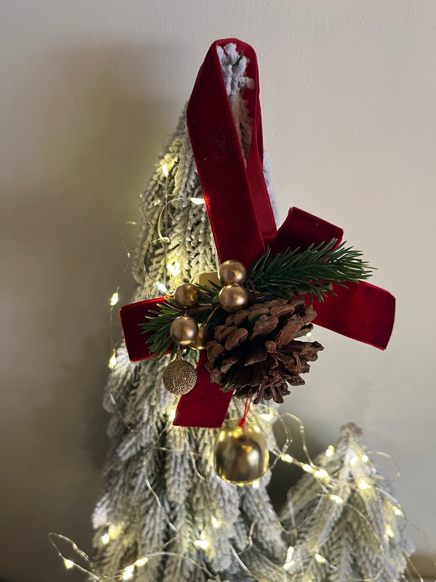 Christmas Velvet Burgundy Ornaments