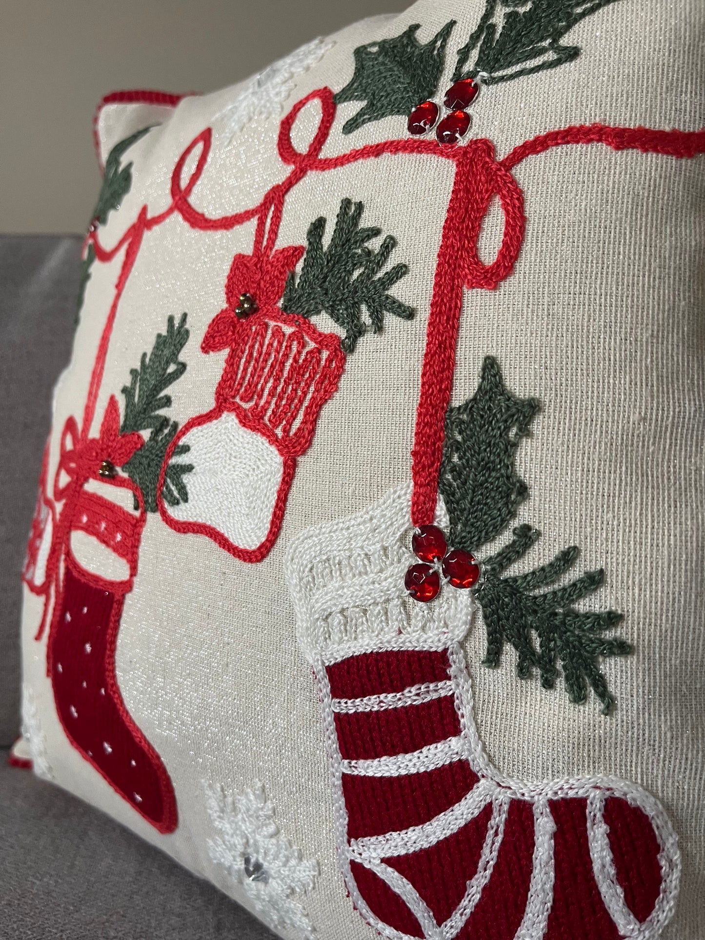 Christmas Socks Cushion Cover 45x45cm